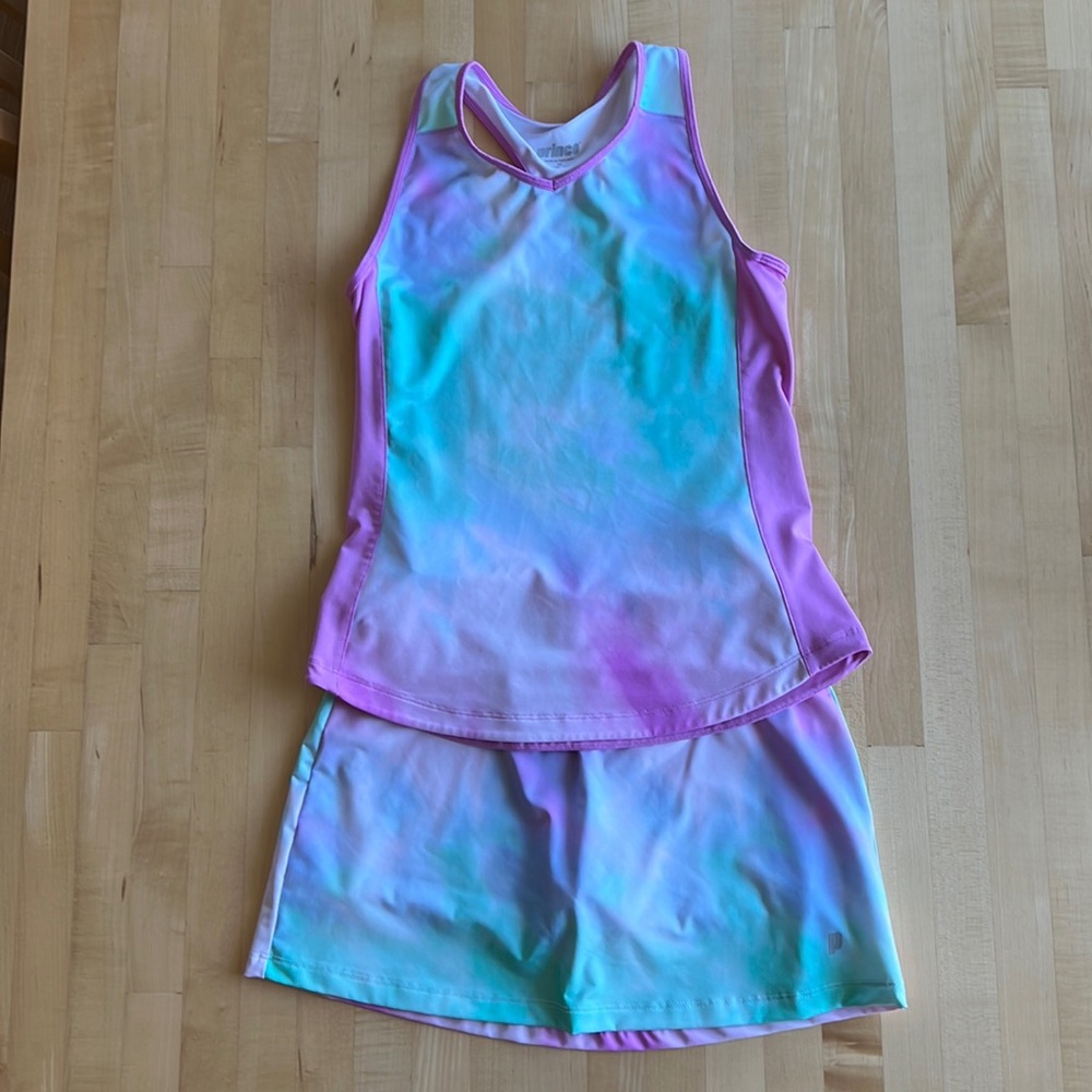 Prince tennis tank and skort